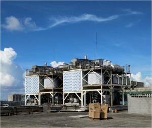 浙江金石包裝有限公司，兩套小型印刷溶劑回收設(shè)備對(duì)接4臺(tái)印刷機(jī)