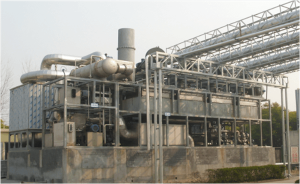 浙江誠(chéng)信包裝材料有限公司，一套大型溶劑回收設(shè)備對(duì)接4臺(tái)復(fù)合機(jī)
